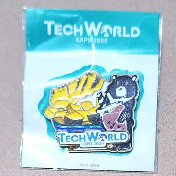 대만 파빌리온 TECH WORLD TW 핀 배지 EXPO2025
