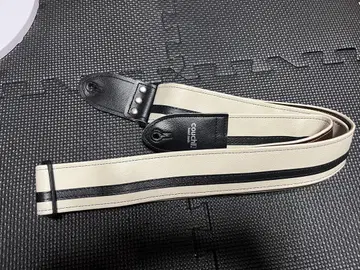 couch guitars strap Racer X white Black