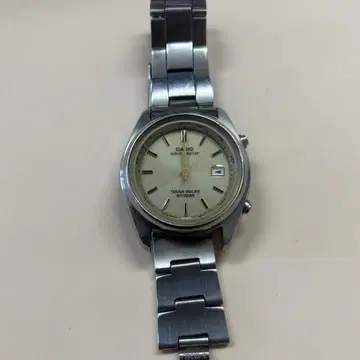 (미작동품) CASIO Tough Malar 손목시계 실버