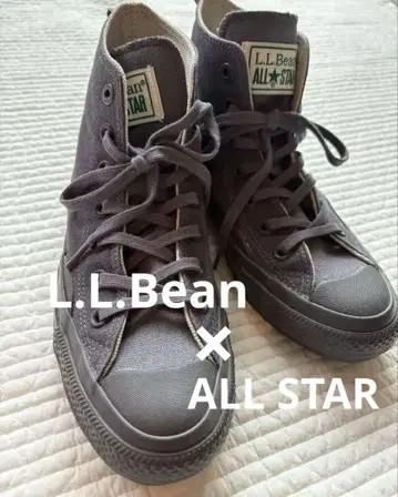 레어 L.L.Bean x ALL STAR 하이컷 스니커즈 그레이