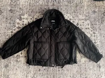 ZARA 블랙 퀼팅 자켓