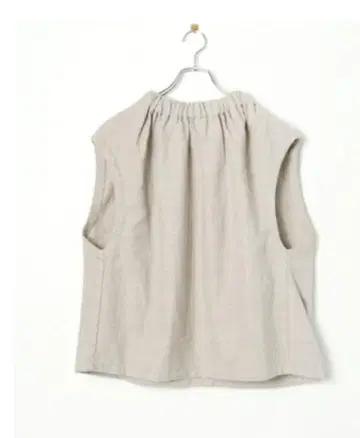 새상품 prit 울 능직 밴딩 개더 슬리브리스 풀오버 p80525