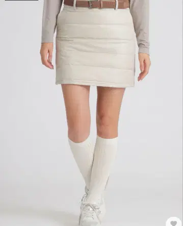 폴 스튜어트 골프 다운 패딩 미니스커트 사이즈 L 택 포함 새상품