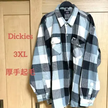 [ BIG 사이즈 ] Dickies 디키즈 긴팔 헤비 체크 셔츠