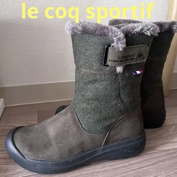 새상품급 르꼬끄 스포르티브 부츠 23 카키 le coq sportif