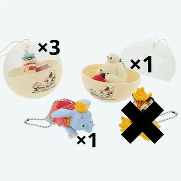 디즈니랜드 가챠가챠 캡슐 토이 베이맥스 덤보 등대