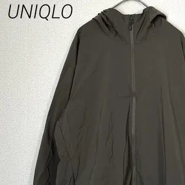 UNIQLO 포켓터블 UV컷 후드티 경량 발수 가공 포켓 심플