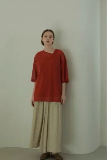 MANOF LAYERED OFF SHOULDER TOPS (레드)