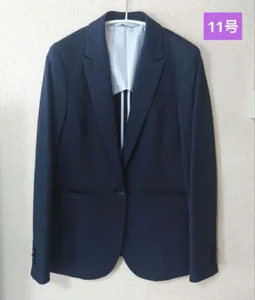 정장 셀렉트 여성용 수트 네이비 싱글 버튼 자켓 11호
