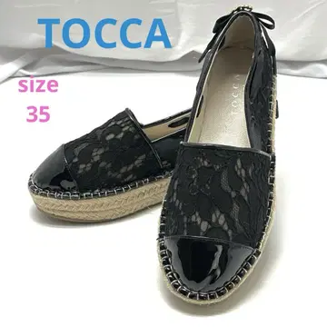 TOCCA 토카 레이스 리본 에스파드리유 플랫슈즈 슬립온