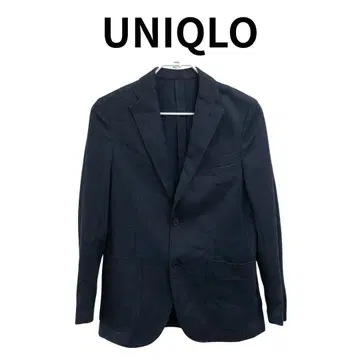 UNIQLO 유니클로 테일러드 자켓 네이비 계열 스트레치 소재