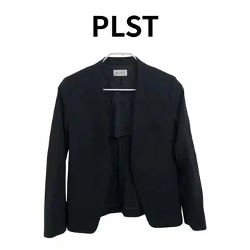 PLST 플라스테 노카라 자켓 블랙 계열 심플 깔끔함