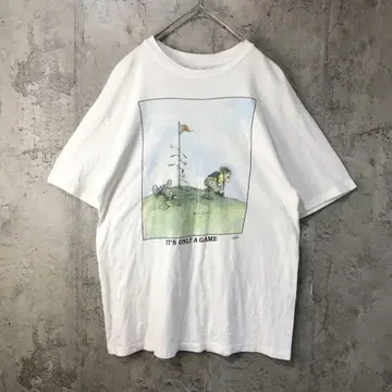 Y6065 80s henes 아트 t셔츠 빈티지