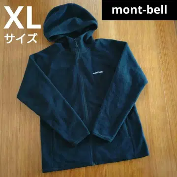 새상품급 몽벨 여성용 플리스 후드티 XL 블랙 CLIMAPLUS
