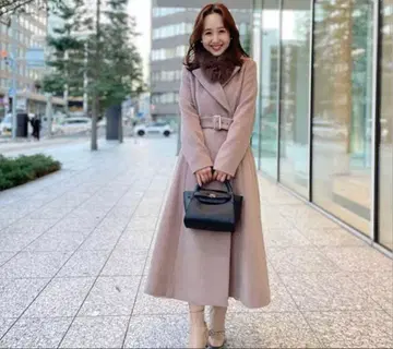 31 Sons de mode 롱 코트 핑크 베이지