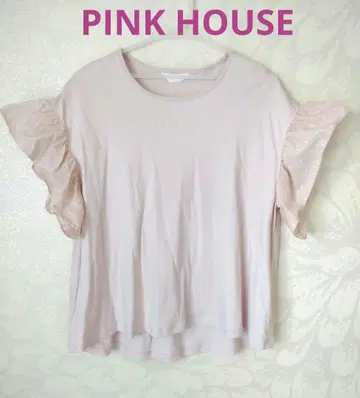 PINKHOUSE 도트 프린트 스무스 티셔츠 Size FREE
