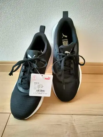 미사용! 25cm PUMA 러닝화 블랙