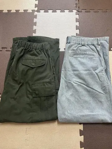 구제 의류 팬츠 2장 세트
