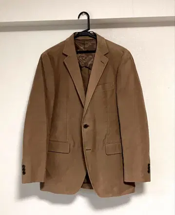 UNITED ARROWS 브라운 몰스킨 테일러드 자켓 46