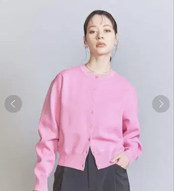 유나이티드 애로우즈 핑크 가디건