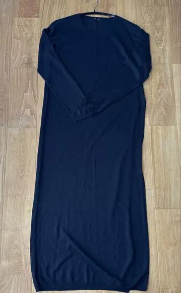 SISLEY 여성용 롱 니트 원피스 블랙 [ M ] 이탈리아