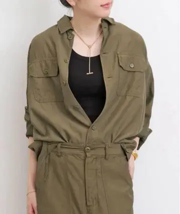L'Appartement REMI RELIEF MilitaryShirt