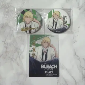 BLEACH PLAZA 플라자 금박 캔뱃지 특전 히라코 신지 LOFT