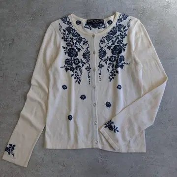[ USED ] 케이타 마루야마 자수 크림 x 블루 사이즈 1