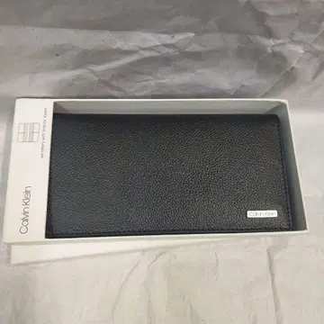 캘빈 클라인 블랙 접이식 지갑
