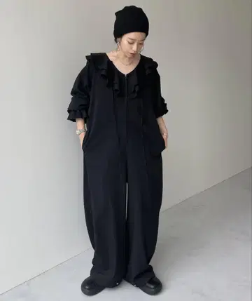 wee9s 올인원 점프수트 FREE 블랙 여성용