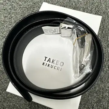TAKEO KIKUCHI 블랙 벨트 새상품