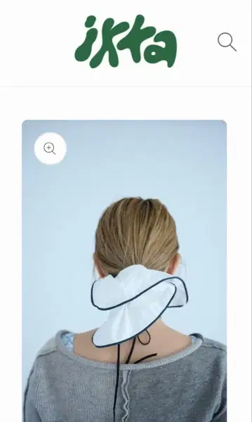 ikka 좋은 느낌이 나는 스크런치 화이트