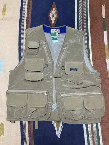 한정 판매 새상품 L.L.Bean 엘엘빈 낚시용 조끼 Sand L