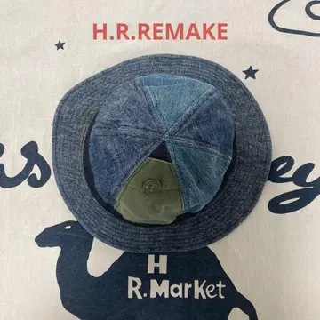 H.R.REMAKE 패치워크 데님 햇