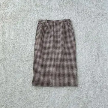 타이트 스커트 울 체크 무늬 무릎 기장 가을 겨울 코디 캐주얼 펜슬