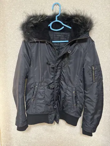 퍼 블랙 자켓 y2k