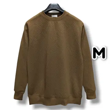 NATURE GLOBE 크루 트레이닝복 맨투맨 엠보싱 M m4s