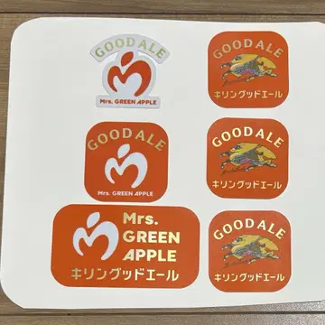 기린굿에일 x Mrs.GREEN APPLE 오리지널 스티커