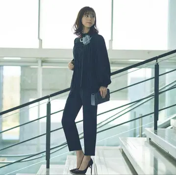 RUIRUE BOUTIQUE 팬츠 셋업 네이비 M 포멀 수트