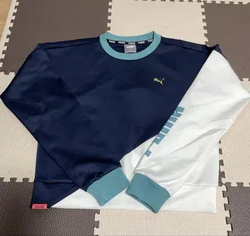 [ 새상품 ] PUMA 긴팔 트레이닝복 M 네이비/화이트
