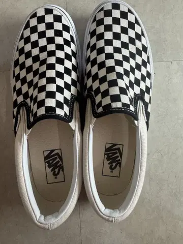 Vans 체커 패턴 슬립온