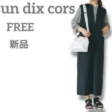 새상품 un dix cors 여성용 원피스 슬릿넥 점프슈트
