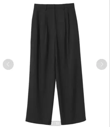 CLANE BASIC TUCK PANTS