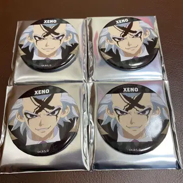 dr.stone 제노 마네키네코 캔뱃지 4개