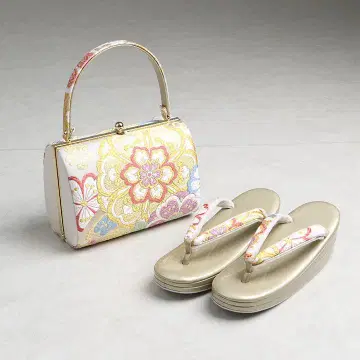 [ 새상품 ] 포멀 조리 백 세트 24cm 고전 무늬 오비지 02966