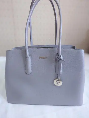 FURLA 블루 그레이 토트백