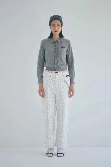 SEA Seavalley SEA FLORAL DENIM TROUSERS