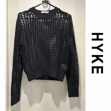 [ HYKE ] CROCHETED SWEATER
