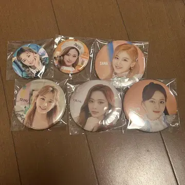 TWICE 쯔위 사나 캔뱃지 6개 세트