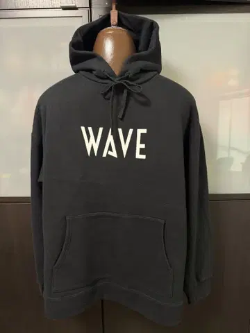 WAVE MISTERGENTLEMAN 로고 후디 블랙 XL